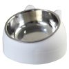Castron inclinat din inox cu suport de plastic KITTY, diverse marimi si culori, NEGRU, 400 ml - imagine 5