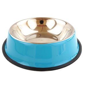 Castron colorat din otel inoxidabil 15x4.5 cm, ALBASTRU