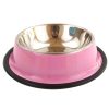 Castron colorat din otel inoxidabil 15x4.5 cm, ROZ