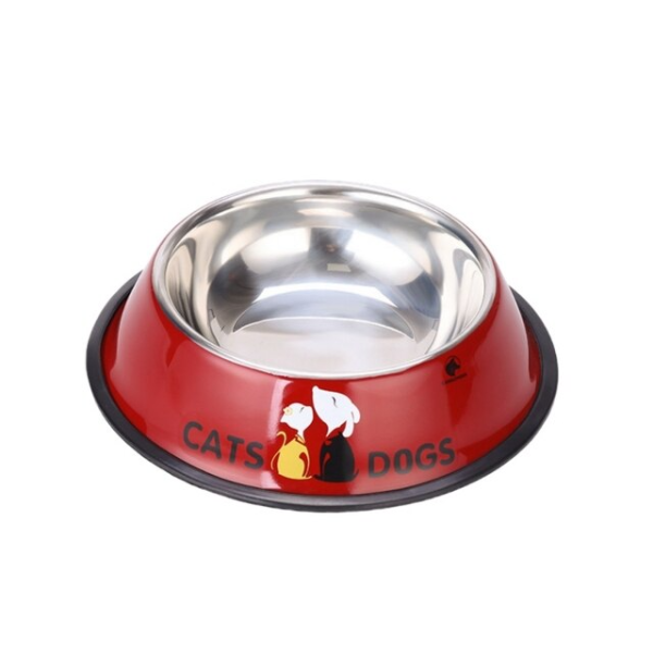 Castron rezistent din otel inoxidabil pentru caini si pisici Happy Pet, diverse marimi si modele - imagine 3