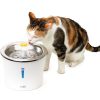 Fantana dispenser de apa automat din otel inoxidabil pentru caini si pisici, purificare si filtrare a apei, Daisy 2.4 L - imagine 3