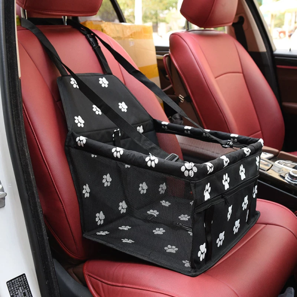 Scaun auto pentru transport si siguranta - caine, pisica 45*30*25 cm - imagine 3