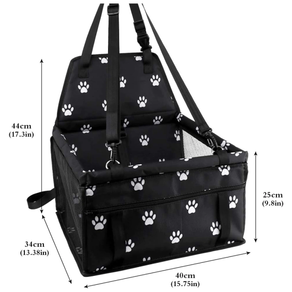 Scaun auto pentru transport si siguranta - caine, pisica 45*30*25 cm - imagine 2