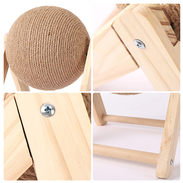 Minge cu invelis de sisal pentru ascutirea ghearelor - imagine 2