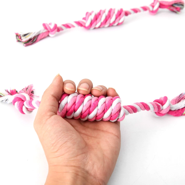 Jucarie din funie cu noduri pentru caini CANDY 25 cm - imagine 3