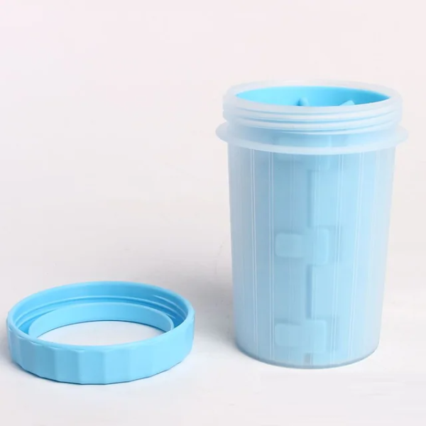 Dispozitiv cu peri moi din silicon pentru curatarea labutelor - imagine 3