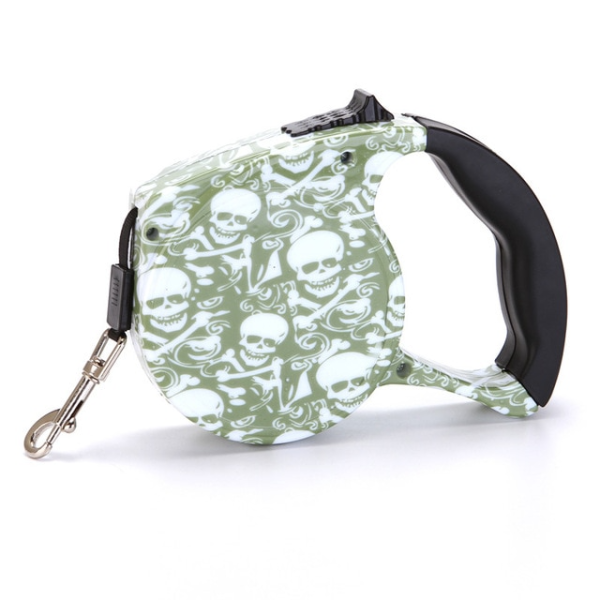 Lesa retractabila YourStyle 5m curea pentru caini pana la max. 15 kg diverse culori, GREEN