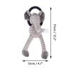 Jucarie simpatica cu sfoara pentru caini 31 cm - imagine 5