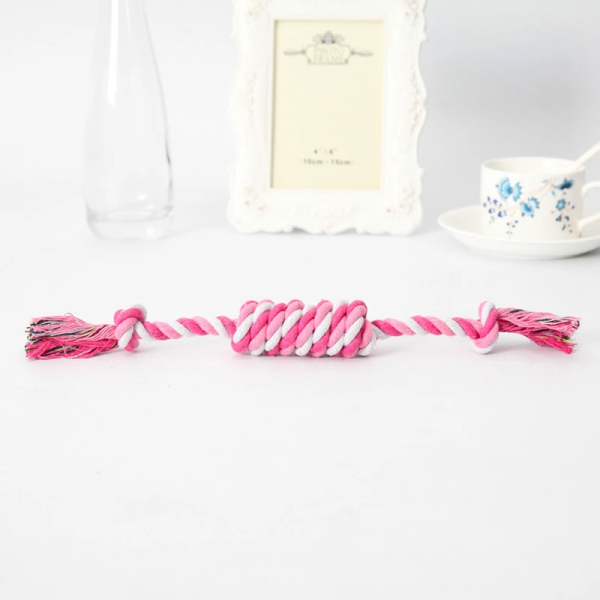 Jucarie din funie cu noduri pentru caini CANDY 25 cm - imagine 2