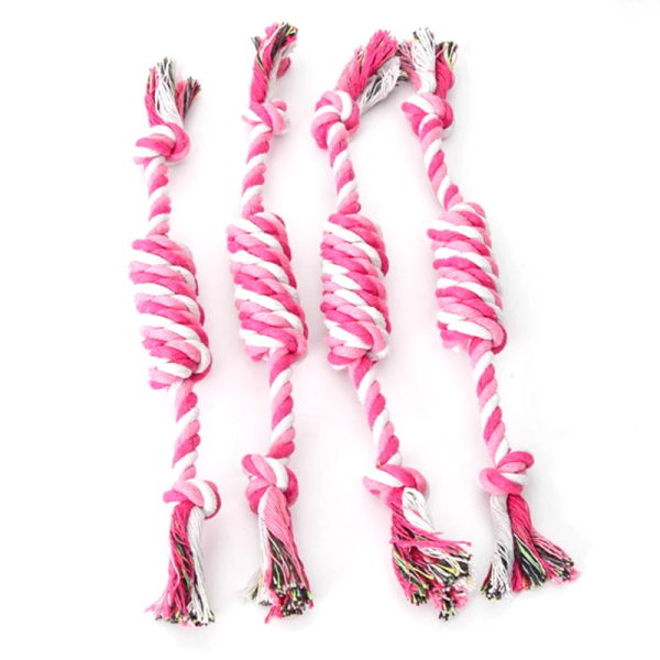 Jucarie din funie cu noduri pentru caini CANDY 25 cm