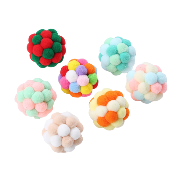 Minge colorata cu clopotel 4 cm