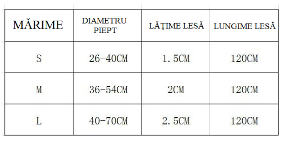 Set ham + lesa din material reflectorizant pentru caini, diverse culori si marimi - imagine 9