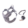 Set ham si lesa pentru caini GreyDream, diverse marimi, culoare GRI, L