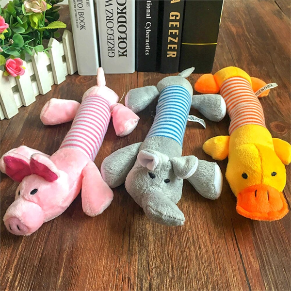 Jucarie de plus animalut pentru caini si pisici 25 cm - imagine 2