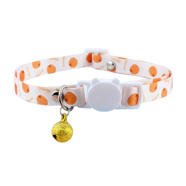 Zgarda pentru caini de talie mica sau pisici FLAMINGO 19-32 cm, ORANGE
