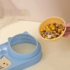 Castron dublu inclinat pentru caini si pisici cu adapator KITTY - imagine 3